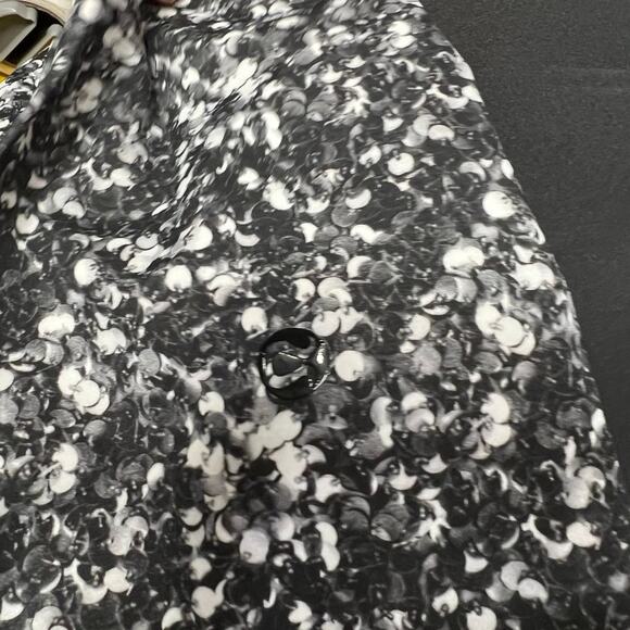 Lululemon Shine Tight Roll Down Legging SIZE 4 Shimmy Shimmer Black White Pant - Picture 6 of 10